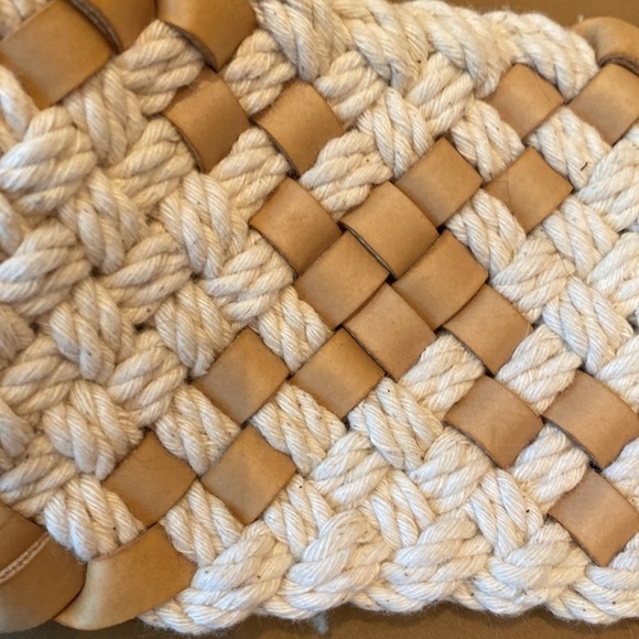 Billabong One Way Woven Flit flop Sandal Wide Strap Cream Tan Cool Wip Size 10 - Picture 4 of 8